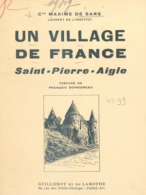 cover image of Un village de France, Saint-Pierre-Aigle
